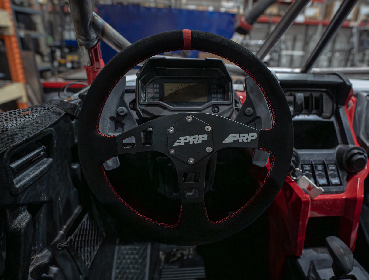 Flat Suede Steering Wheel by PRP