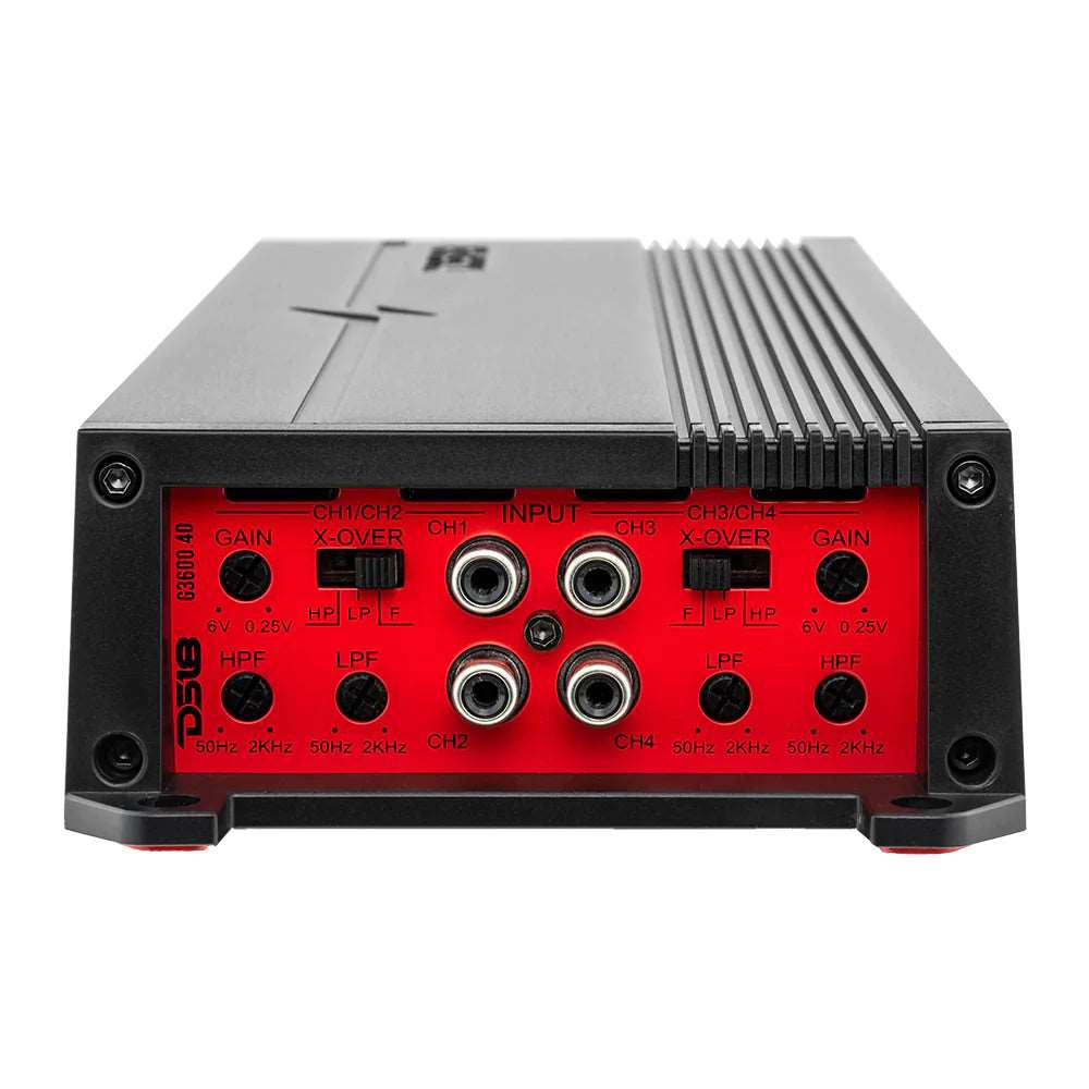 DS18 G3600.4D GEN-X Full-Range Class D 4-Channel Amplifier | 4 x 300W RMS @ 4-Ohm DS18