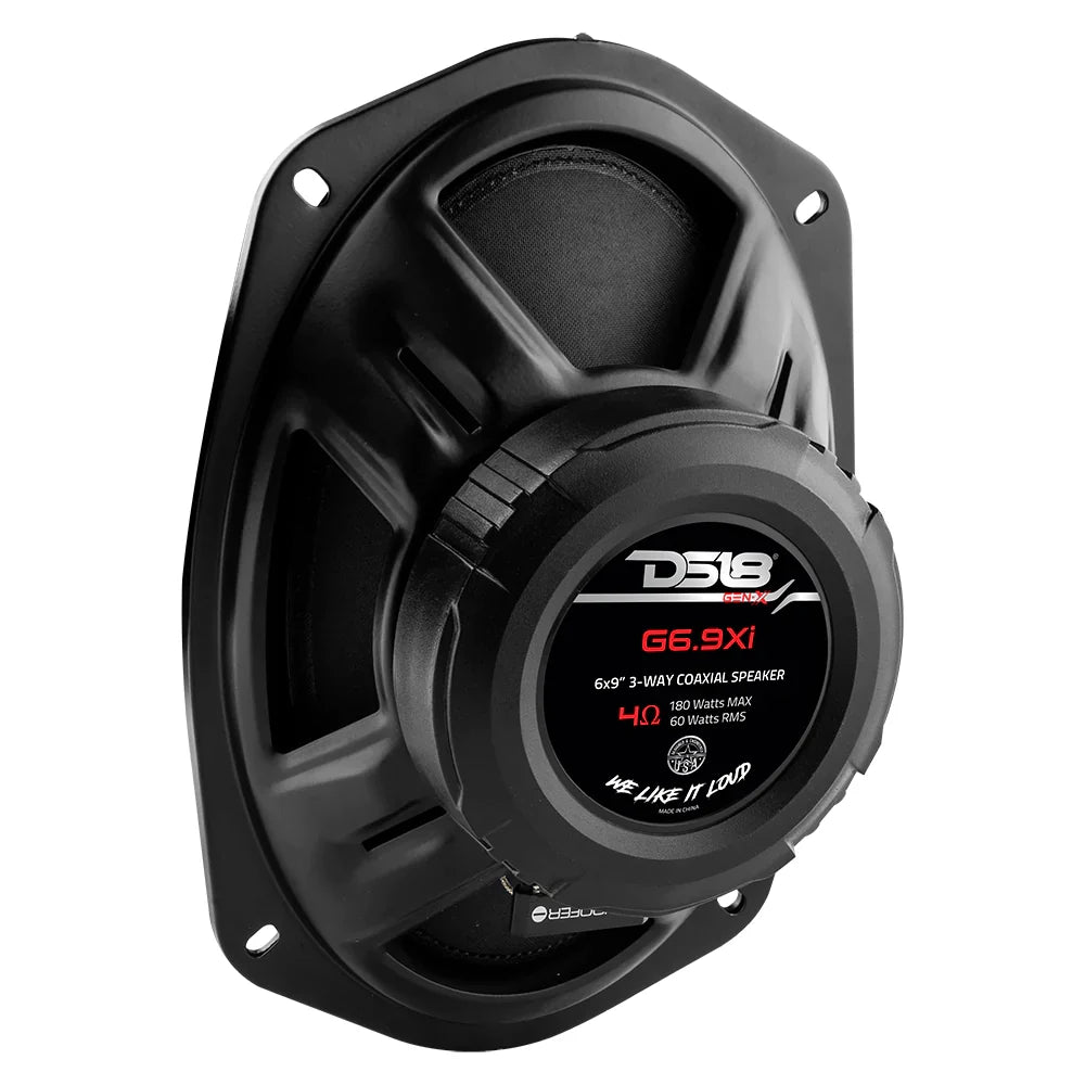 DS18 G6.9XI 6"x9" 3-Way Coaxial Speakers (Pair) DS18