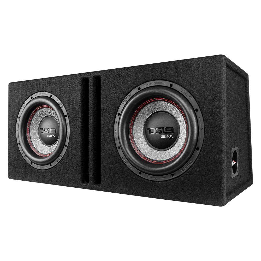 Dual 10" Loaded Subwoofer Ported Enclosure With GEN-X104D 800 Watts RMS