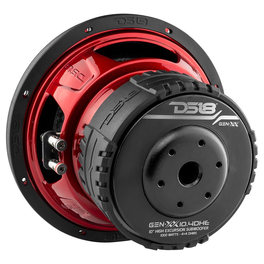 GEN-XX 10" High Excursion Subwoofer Double Stacked Magnets 500 Watts Rms DVC 4-Ohm