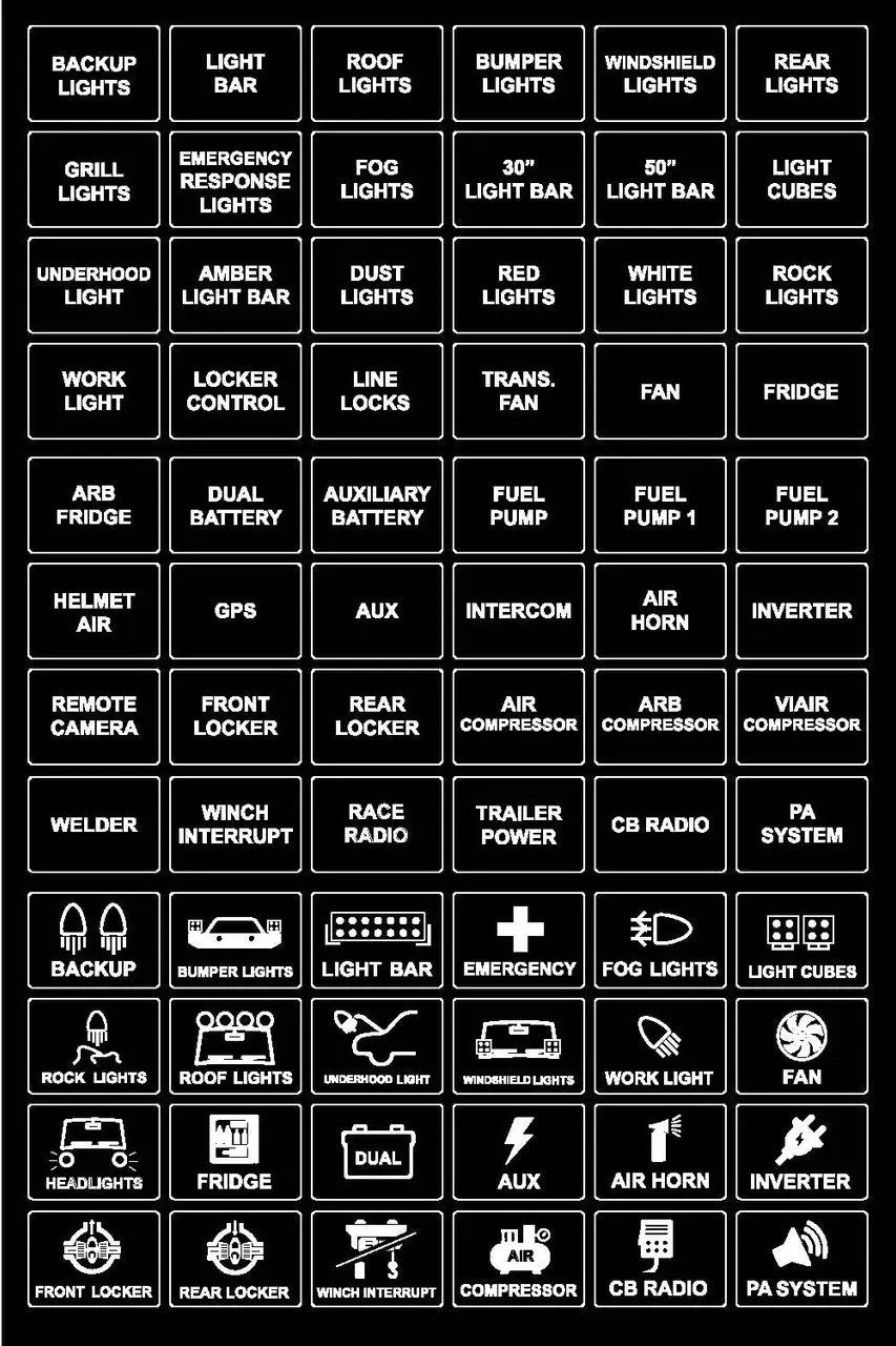 sPod Add-On HD Switch Panel 8-Circuit Systems