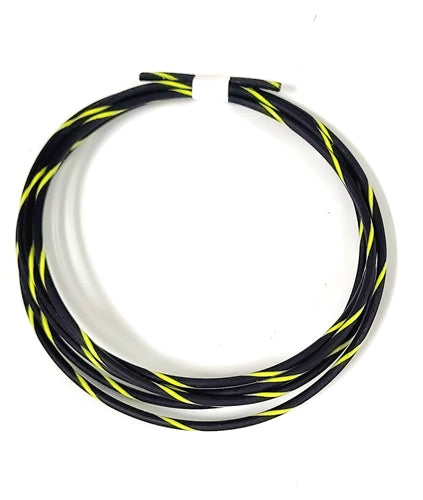 GXL 14 AWG AUTOMOTIVE WIRE BLACK W/ YELLOW STRIPE