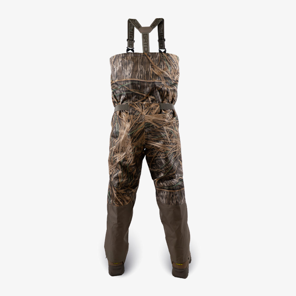 Omega Uninsulated Zip Waders | Mens - Mossy Oak Original Shadow Grass