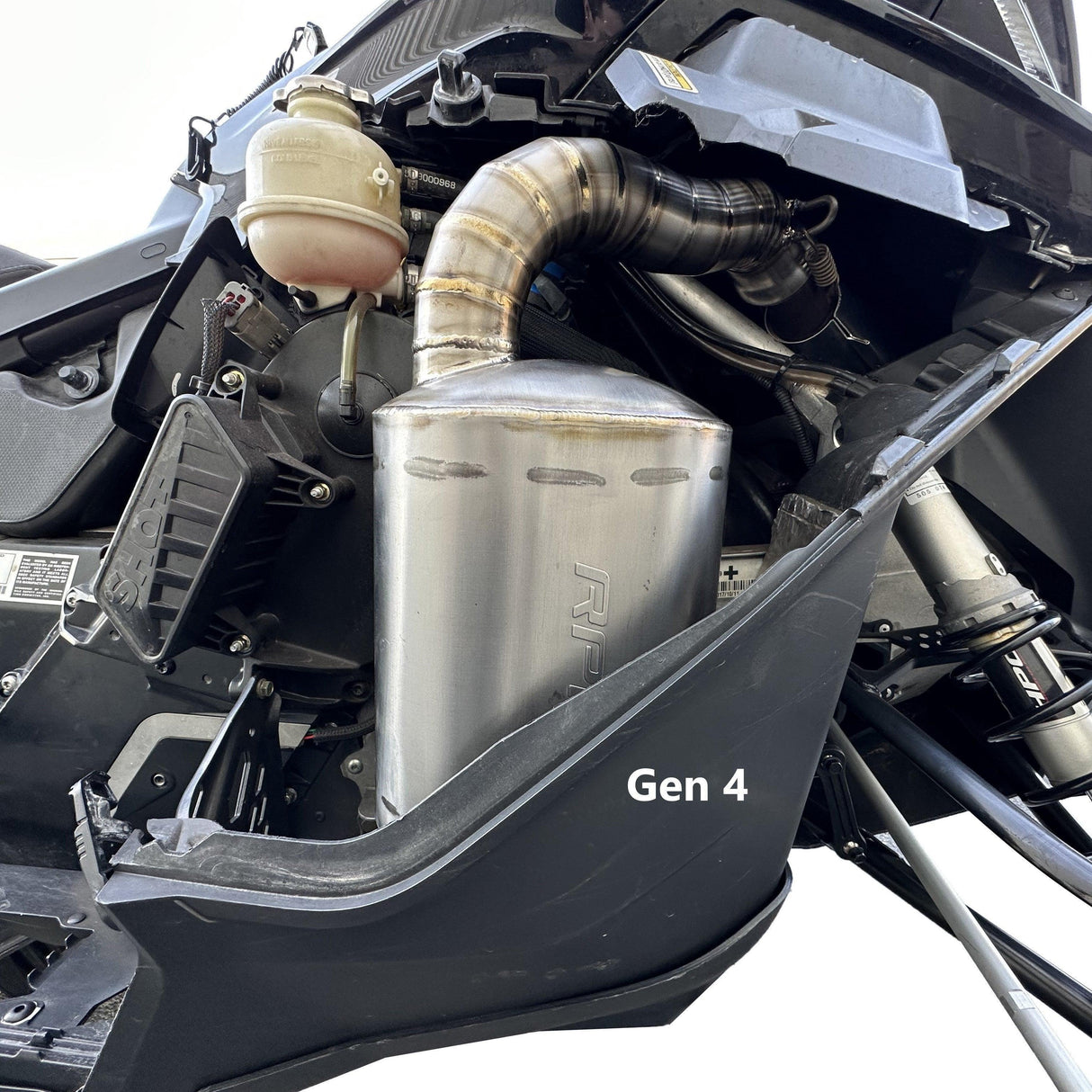 RPM Gen 4 2017-2022 Ski-Doo 850 NA Titanium Chambered Muffler
