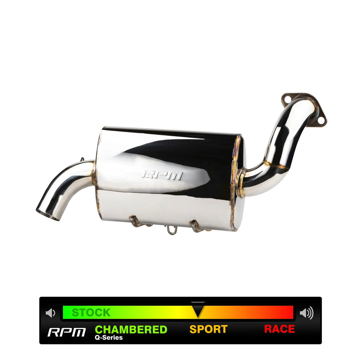 RPM Polaris General, General XP, & RZR S 1000 Sport Muffler 2016-2026