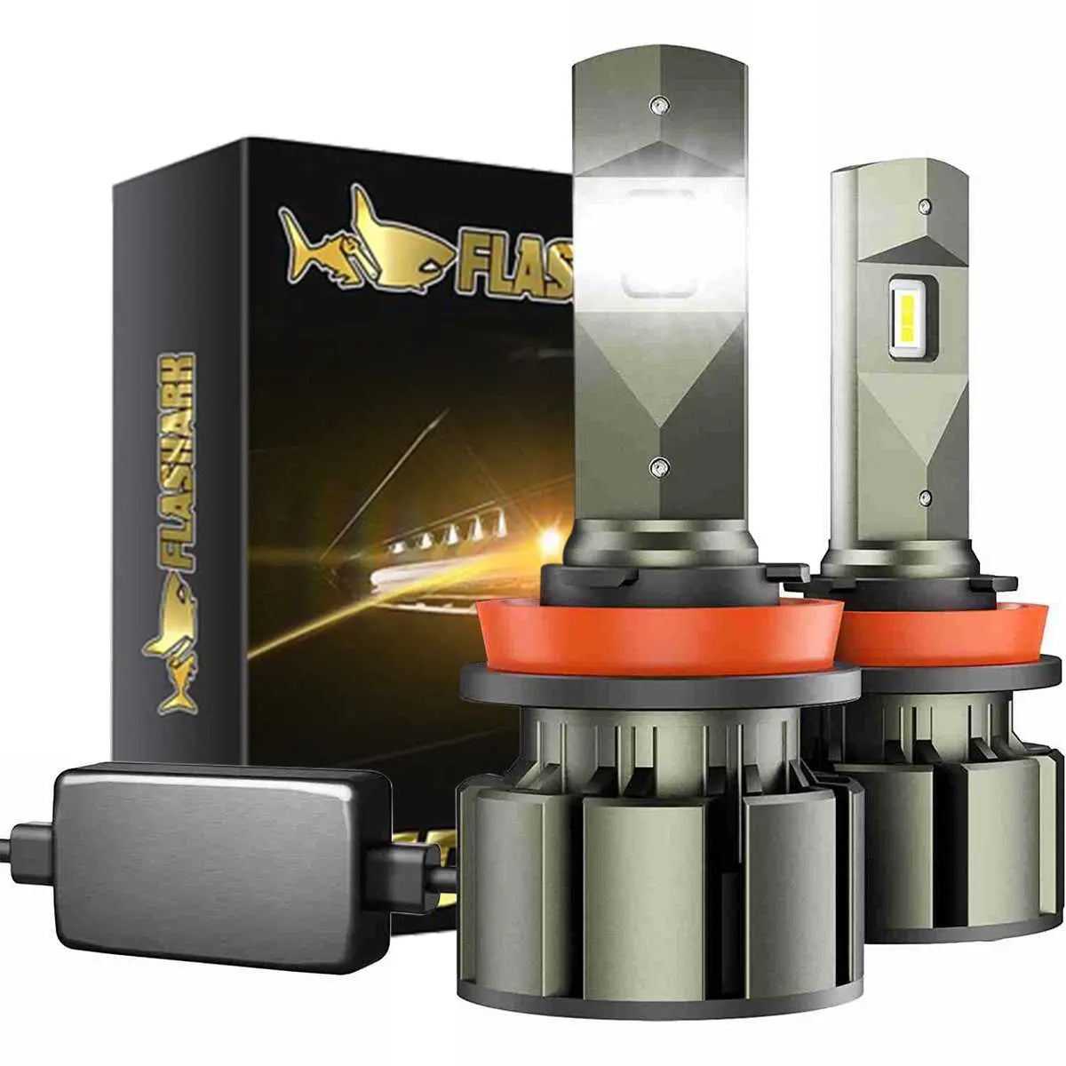 H11 H8 H9 LED Headlight Bulbs 60W 12000LM 6000K | 2 Bulbs for Chevy/Ford/Dodge/Jeep/BMW/Nissan/Toyota/Honda