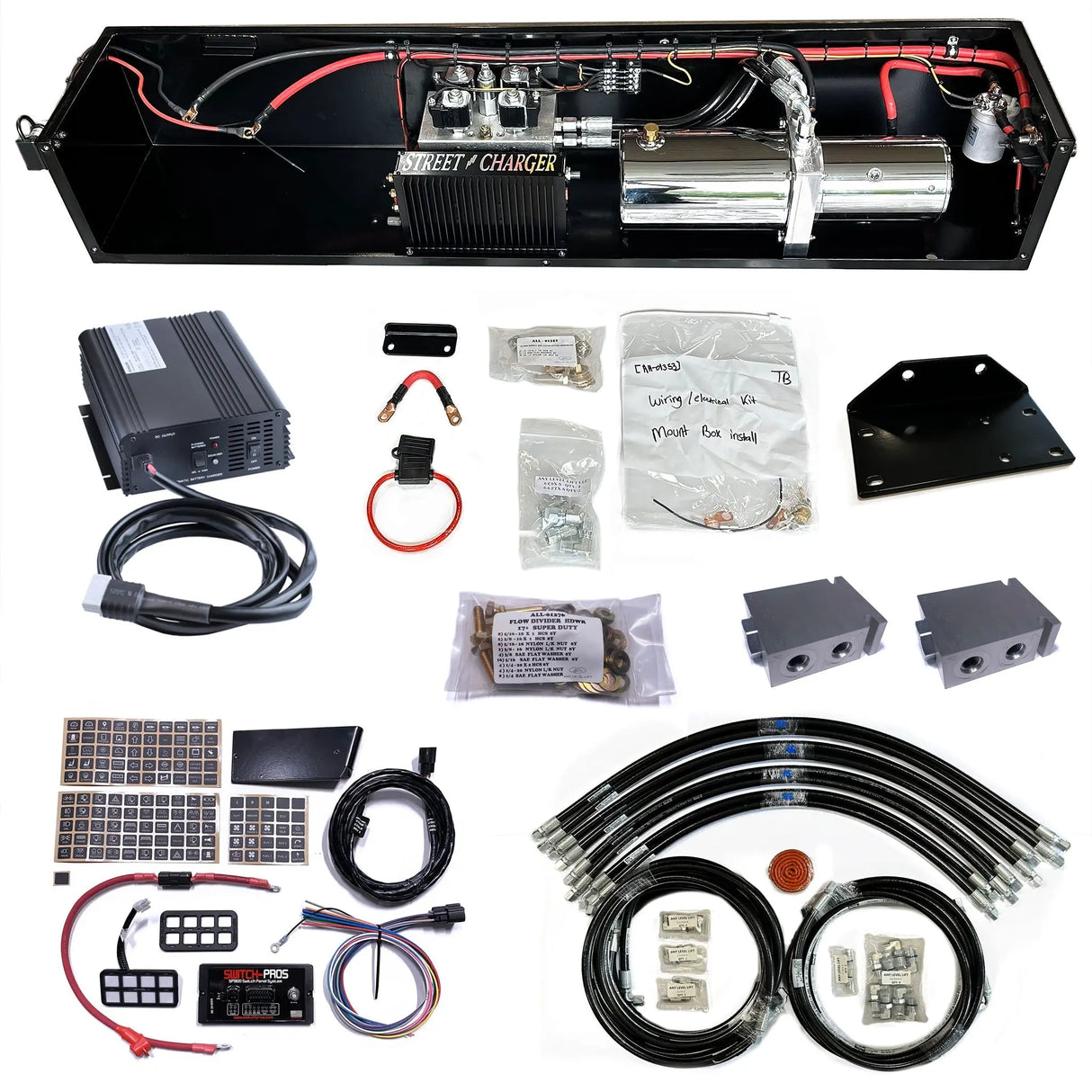 Hydraulic Control Package - Any Level Lift: F-350/F-450, Dual Rear Wheel Any Level Lift