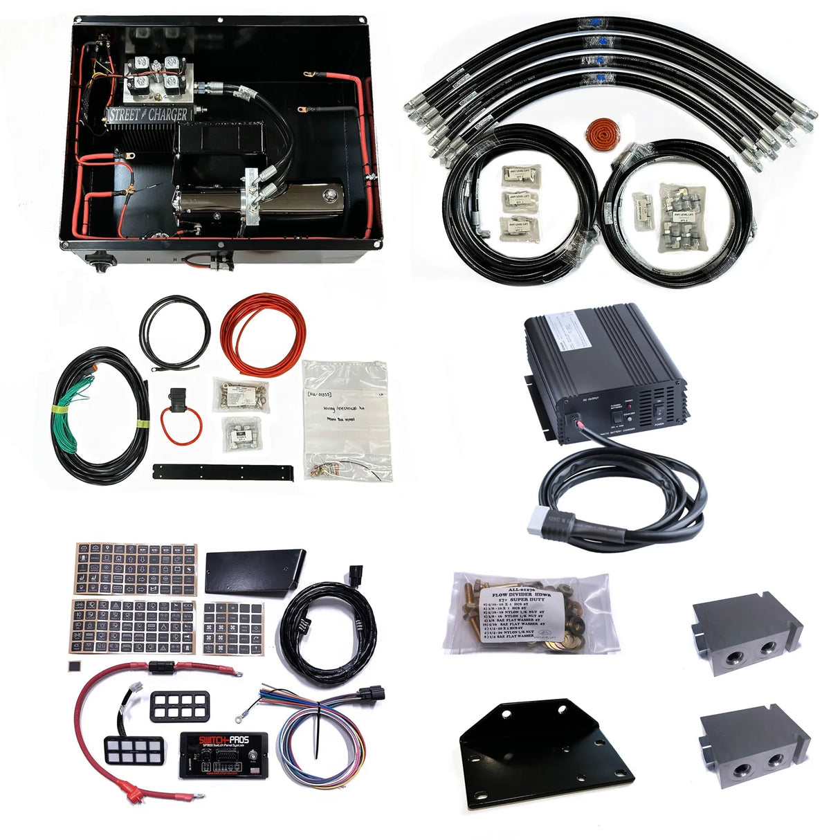 Hydraulic Control Package - Any Level Lift: F-250/F-350, Single Rear Wheel Any Level Lift