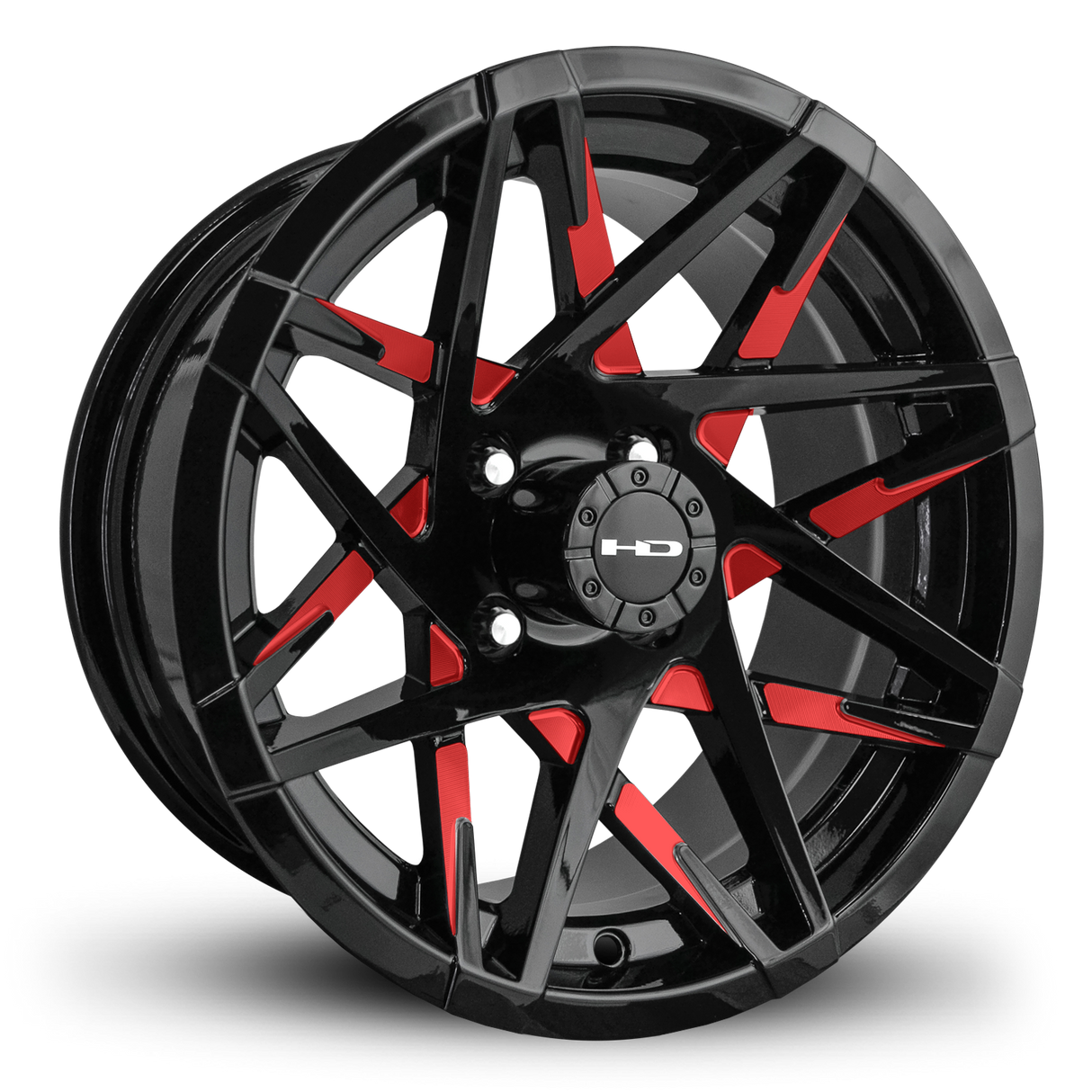 HD Golf Canyon 14x7 Gloss Red&BK/Milled Face