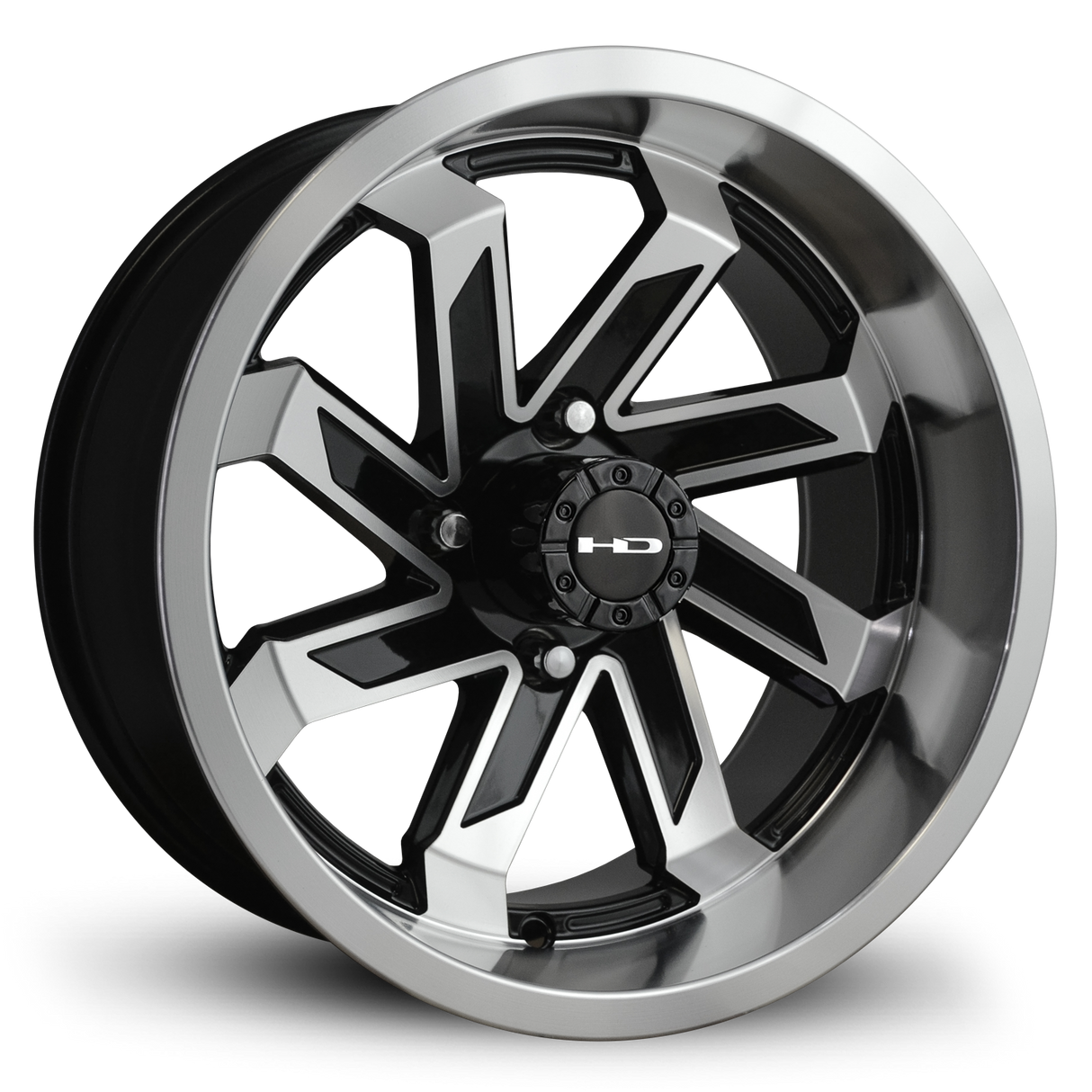 HD Golf Saw 14x7 | -14 Offset Gloss Black/Machined Face&Lip