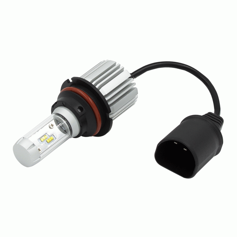 Heise HE-H4LED 50 Watts LED Headlight Replacement Kit (Pair) Heise