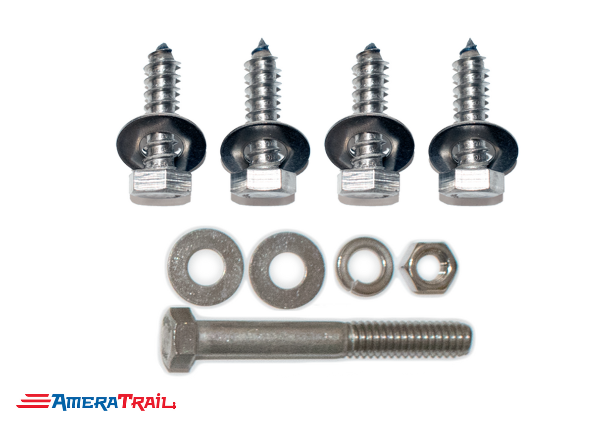 Dual Support Adjustable Bunk Bracket System - Complete Kit, All Stainless-Steel Hardware