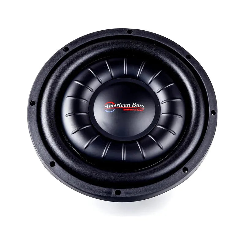 American Bass Hawk Slim 10 10" 700W RMS Shallow Subwoofer DVC 4-Ohm