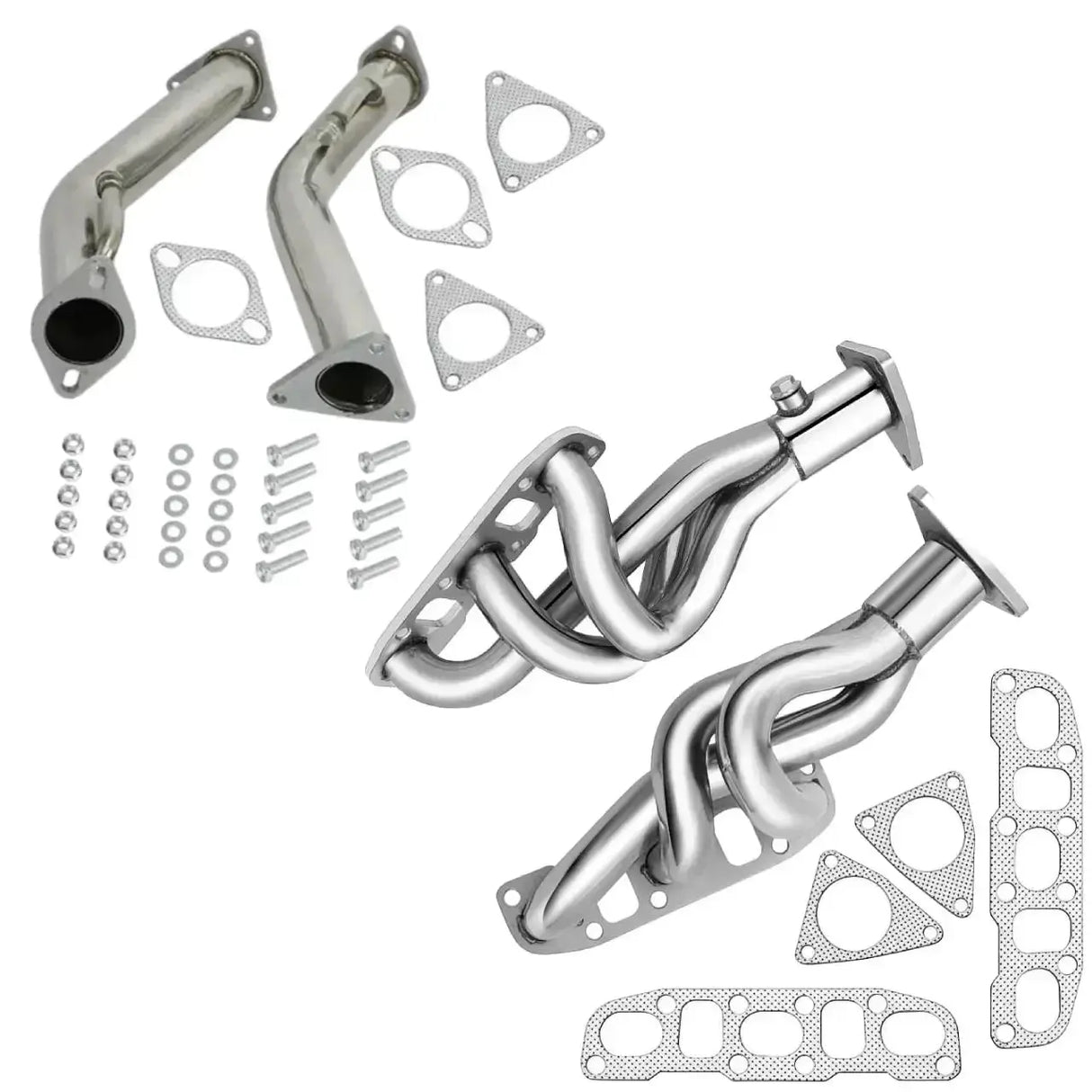 Exhaust Header/Downpipe Exhaust/Y Pipe Downpipe All-In-One Kit for 2009-2013 Nissan 370Z /Infiniti G37 G37X G37XS 3.7L