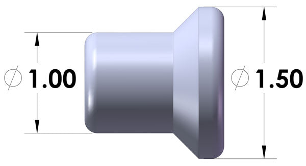 3/4-16 Heavy Wall Right Hand Thread Tube Insert for 1 Inch ID Tubing