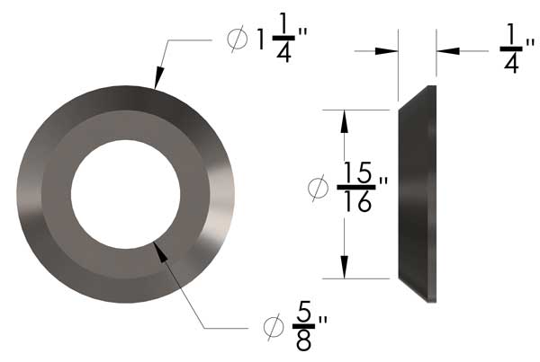 Weld Washer 5/8" 6 Pack