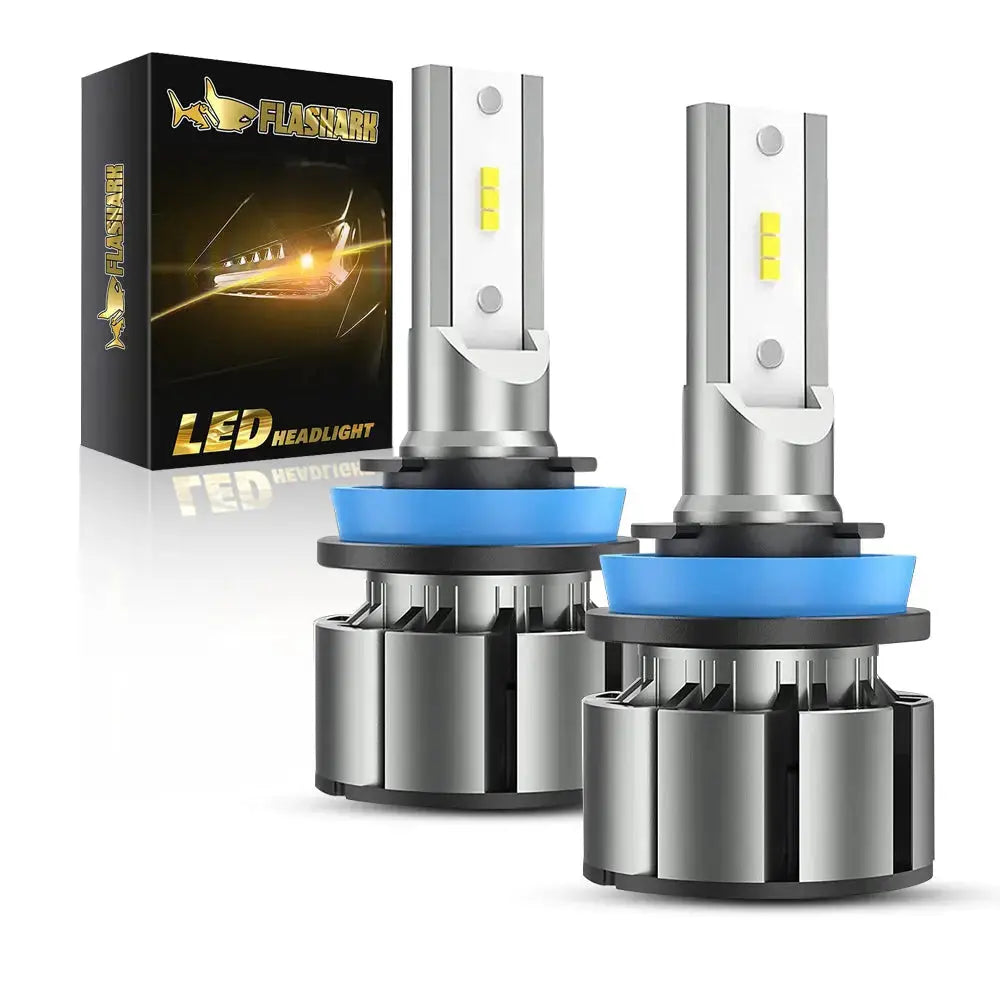 H11 H8 H9 LED Headlight Bulbs 20W 15000LM 6000K | 2 Bulbs for Chevy/Ford/Dodge/Jeep/BMW/Nissan/Toyota/Honda