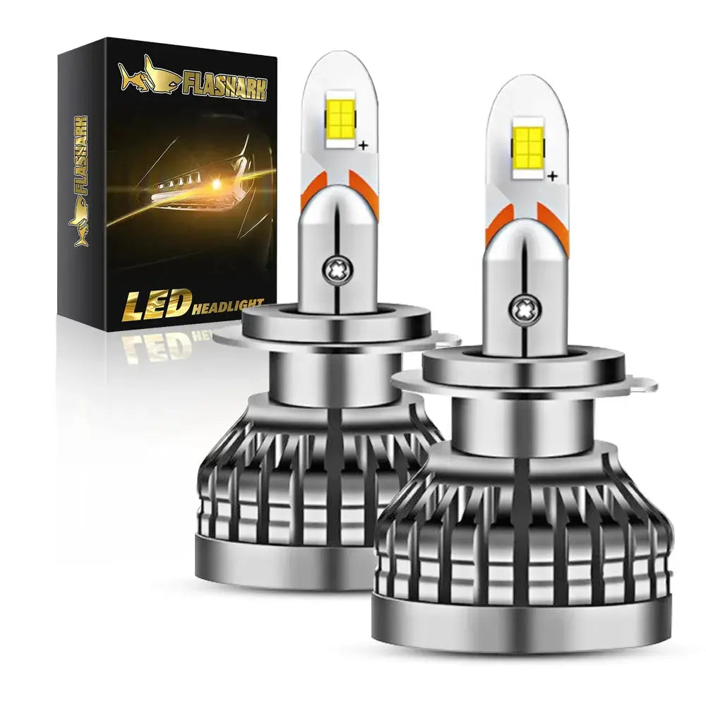 9005/HB3 H4 H7 H11 H13 LED Headlight Bulbs 80W 6400LM 6000K 2 Bulbs