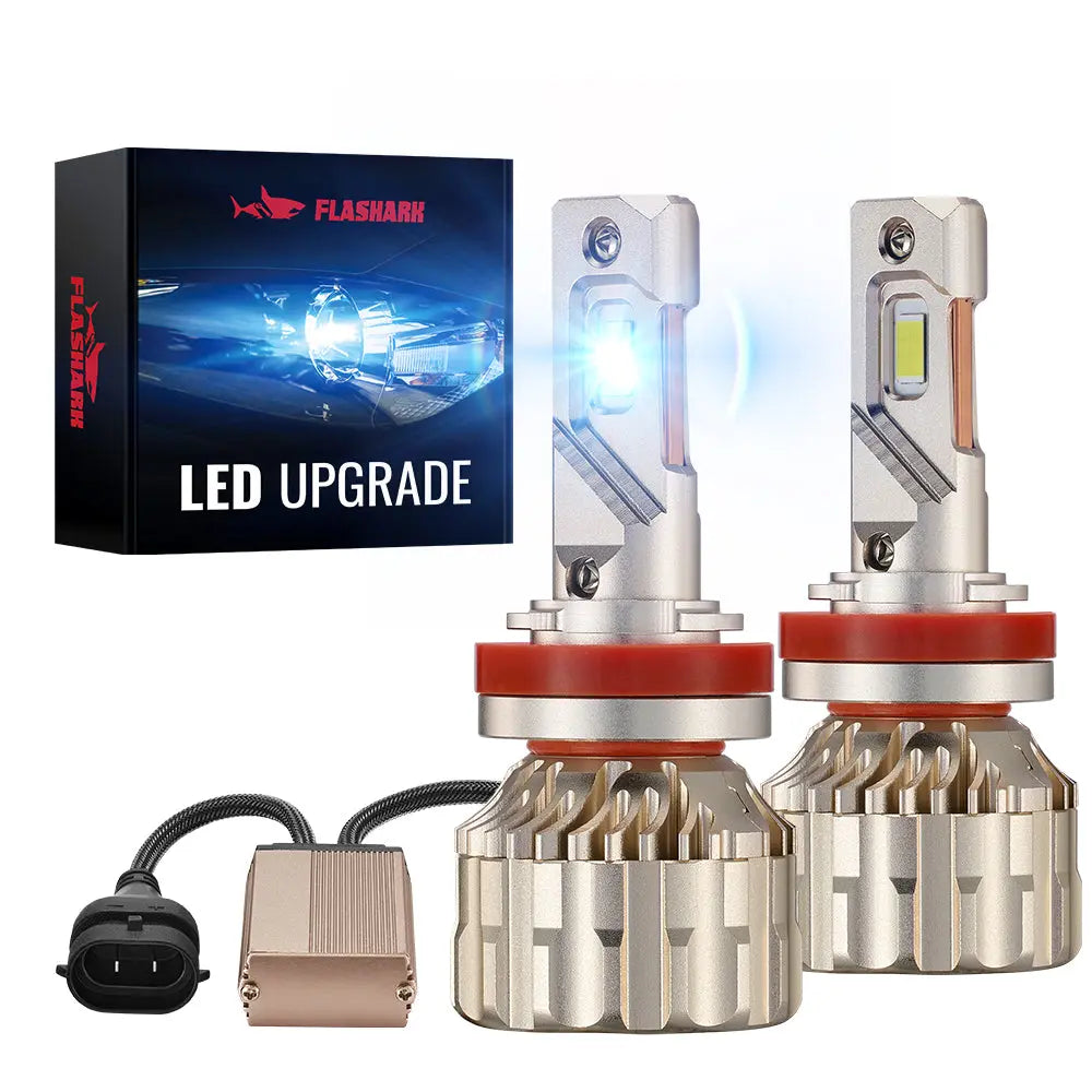 H11 H8 H9 LED Headlight Bulbs 110W 6500K 28000LM White 2Pcs for Chevrolet/Ford/Toyota/Dodge/GMC/Honda/Nissan/Lexus/Jeep/Mazda Flashark