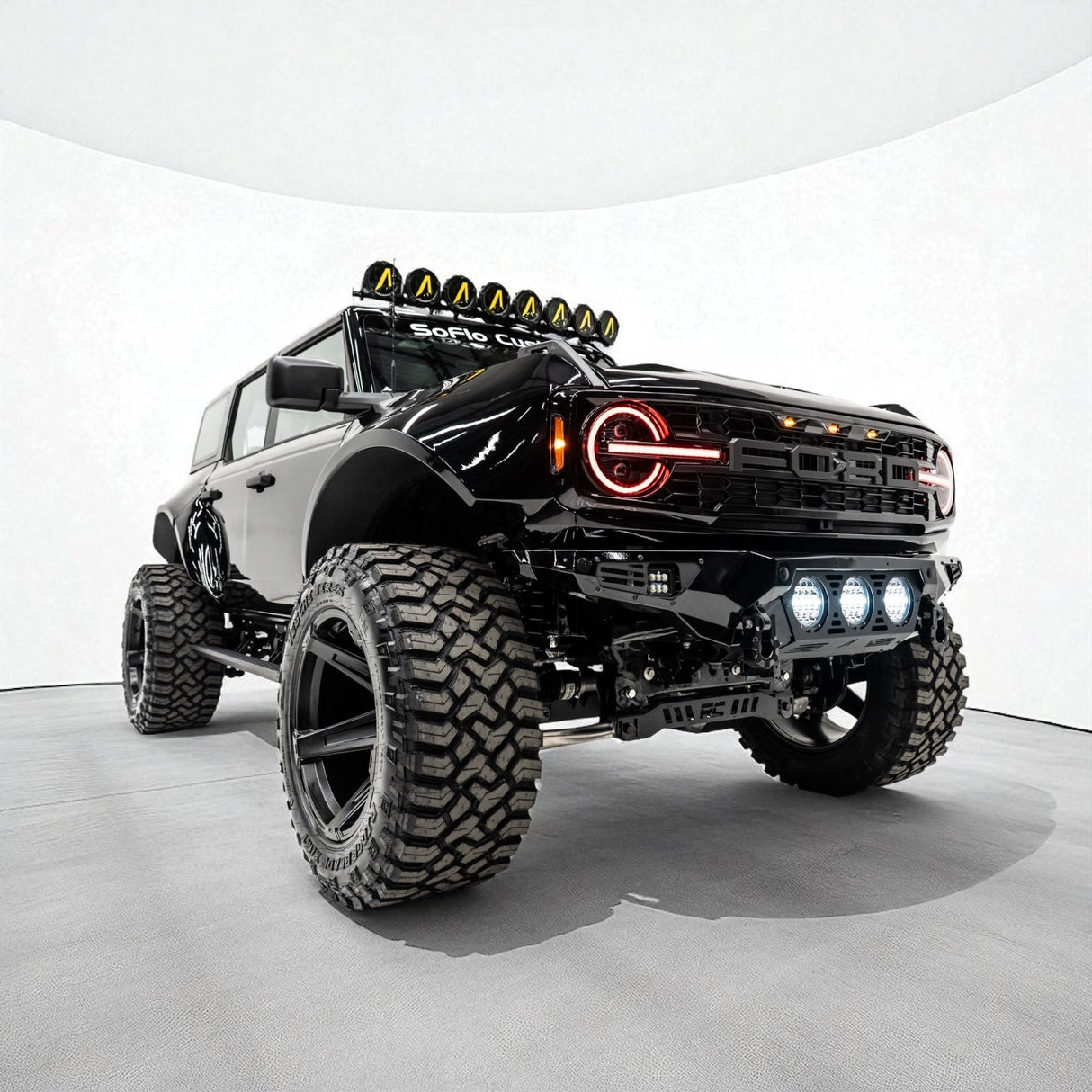 Ford Bronco Baja Front Bumper w/ Lights 2021-2026