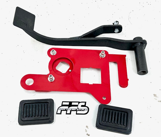 81-87 Dodge Hydraulic Clutch Conversion Pedal & Adapter Plate Far From Stock