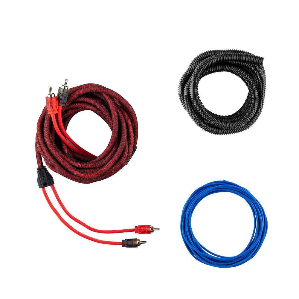 Kit d'installation d'amplificateur 4-GA OFC 100 % cuivre