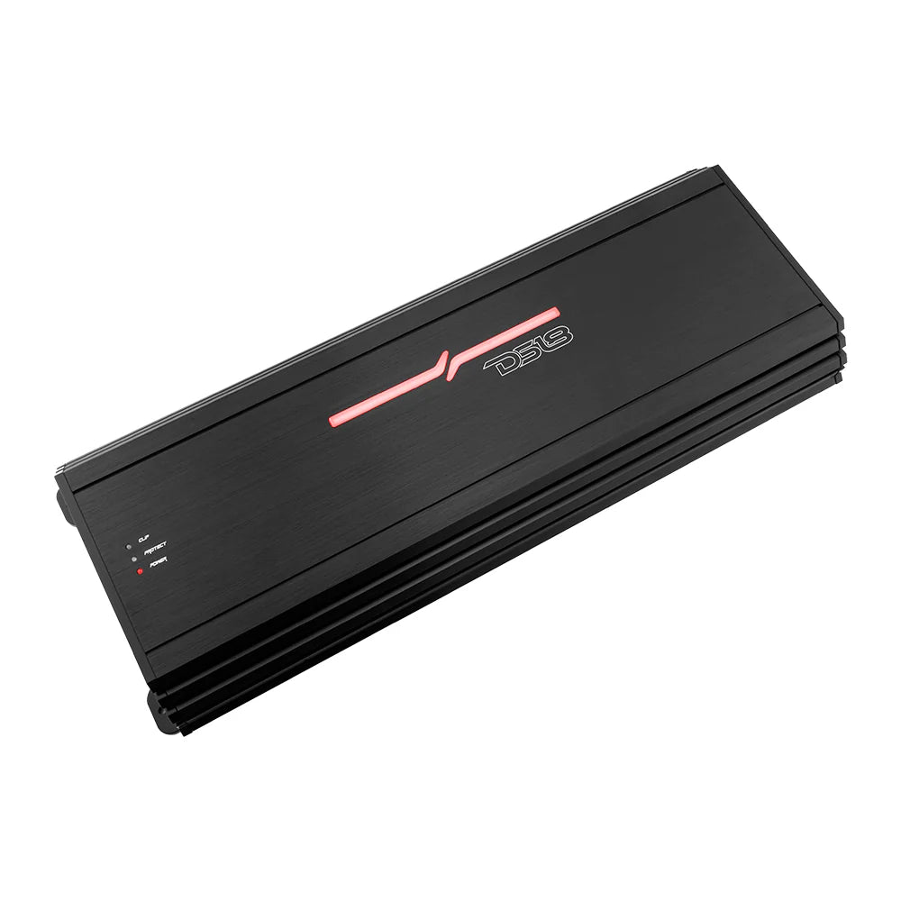 Pack de basses DS18 ZR212LD-PKG 2 x caissons de basses ZR12D4 12" dans un boîtier à évent 3200 watts avec amplificateur 1 canal de classe D ZR2000.1D et Ampkit0