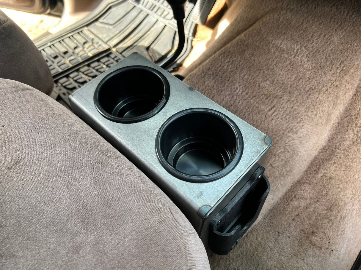 JC Customs Seat Mounted Console Cup Holder - 1992-1997 Ford F-Series JC Customs