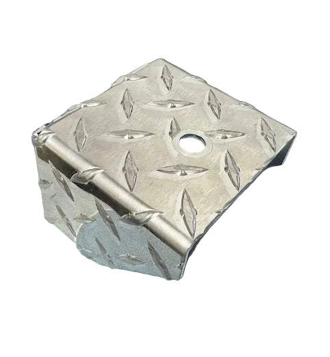 Diamond Plate 1/2 Inch Hole For Pickup Trucks & Jeeps, Box Mount for CB Radio Antenna TekShack