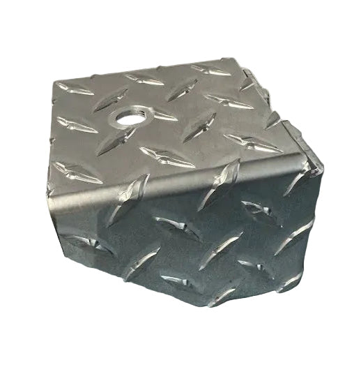 Diamond Plate 1/2 Inch Hole For Pickup Trucks & Jeeps, Box Mount for CB Radio Antenna TekShack