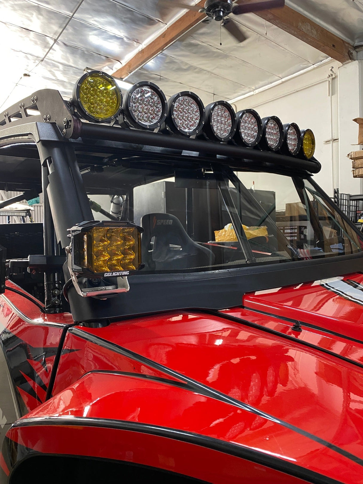 Speed UTV Pillar Pod Mounts For Windshield GGLighting