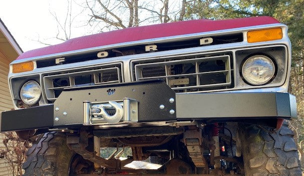 Engineered Vintage 'GOAT' winch bumper - 1967-1979 Ford F-Series Engineered Vintage LLC