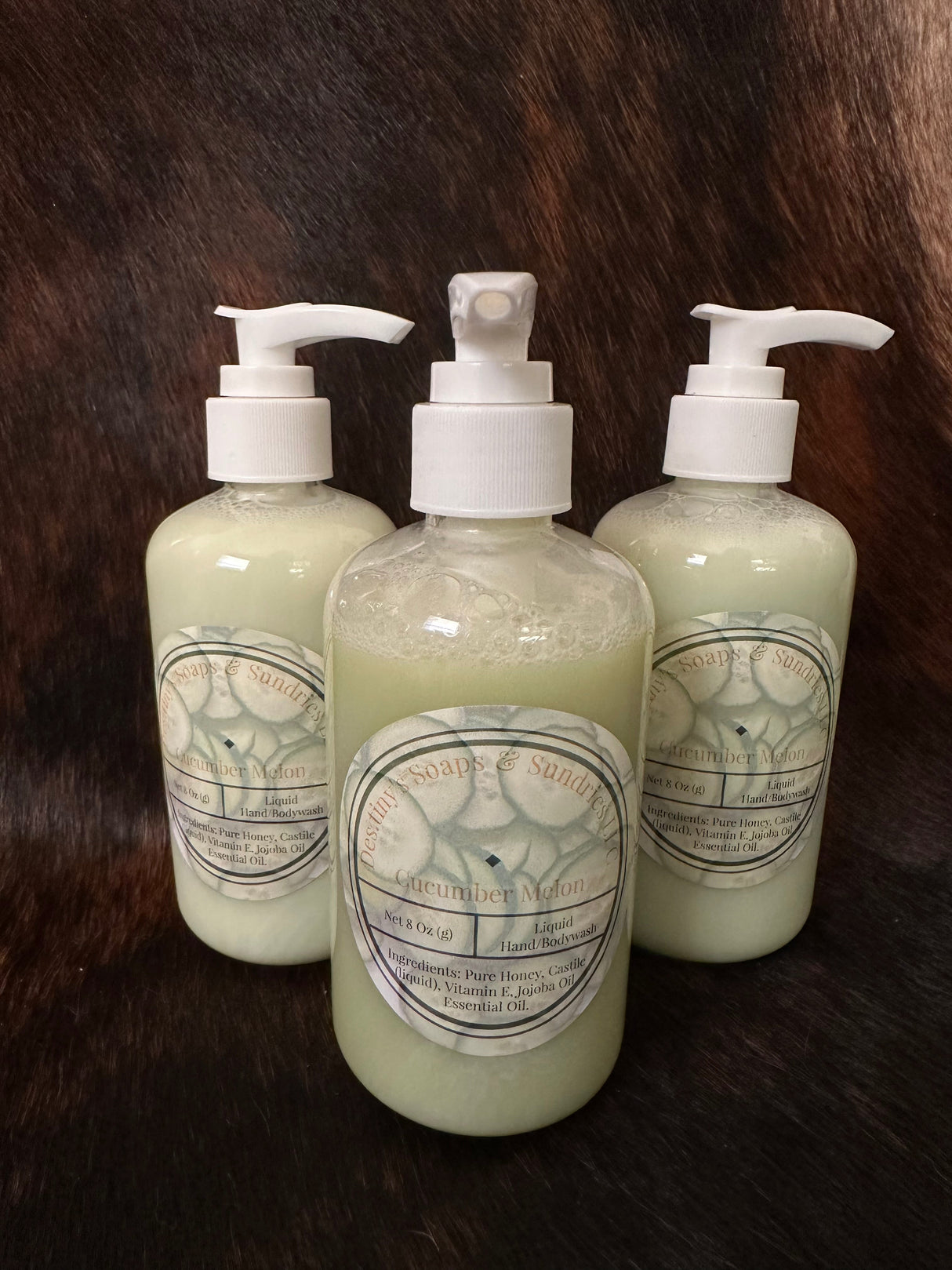 Cucumber-Melon Liquid Hand/Body Wash Destiny's Soaps & Sundries, LLC