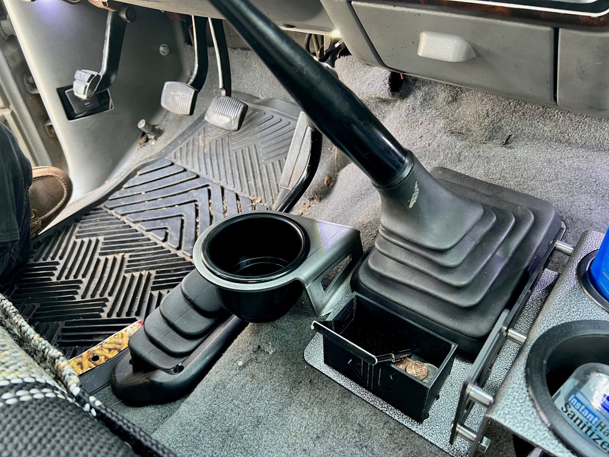 JC Customs Driver Side Cup Holder Expansion Kit - 1992-1997 Ford F-Series & Bronco JC Customs