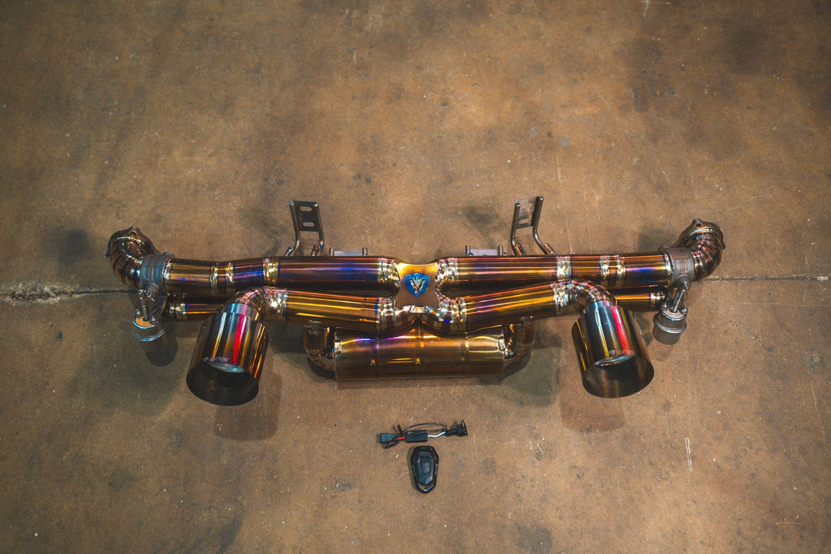 Valvetronic Valved Sport Exhaust System for Porsche 718 GT4 / GTS/ Boxster Spyder Valvetronic Designs