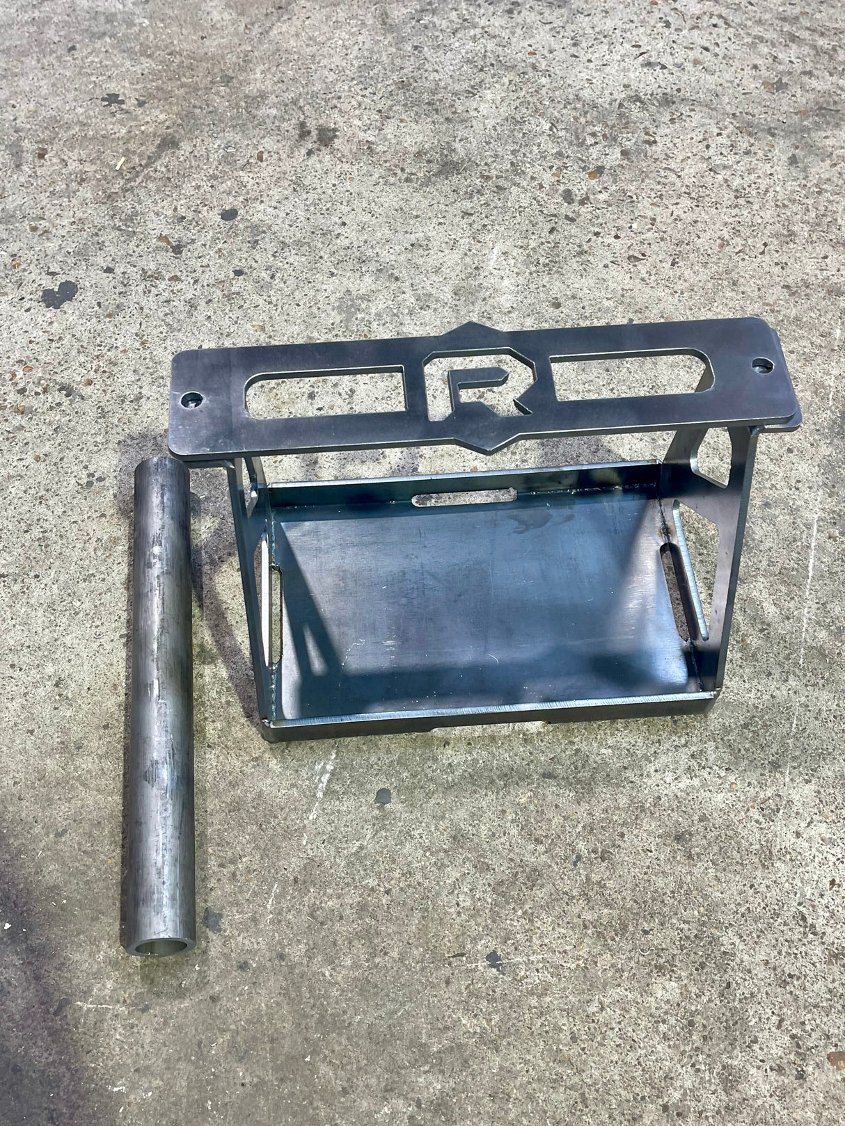 2007-2013 Silverado, Sierra, Battery Bracket With Top Plate For Relocation
