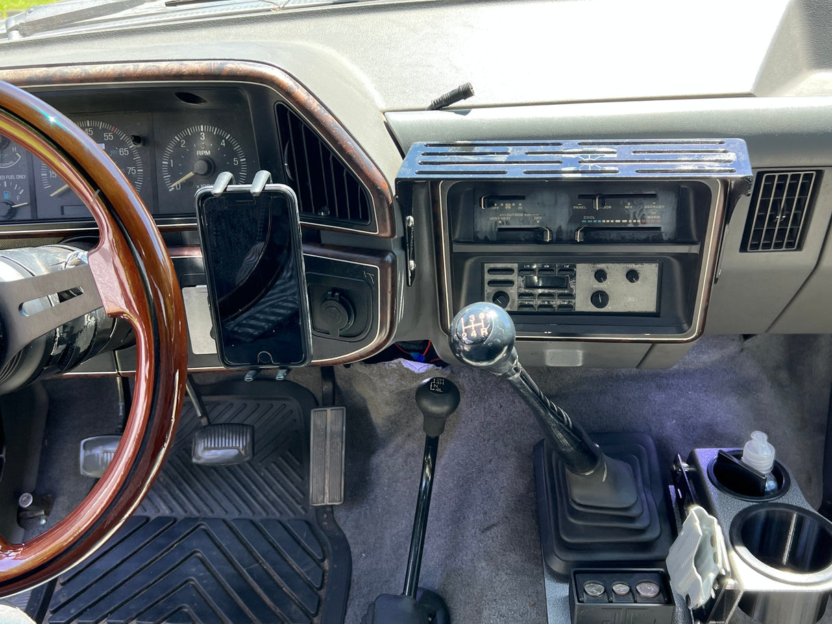 JC Customs Ford Bricknose Cell Phone Mount - 1987-1991 Ford F-Series & Bronco JC Customs