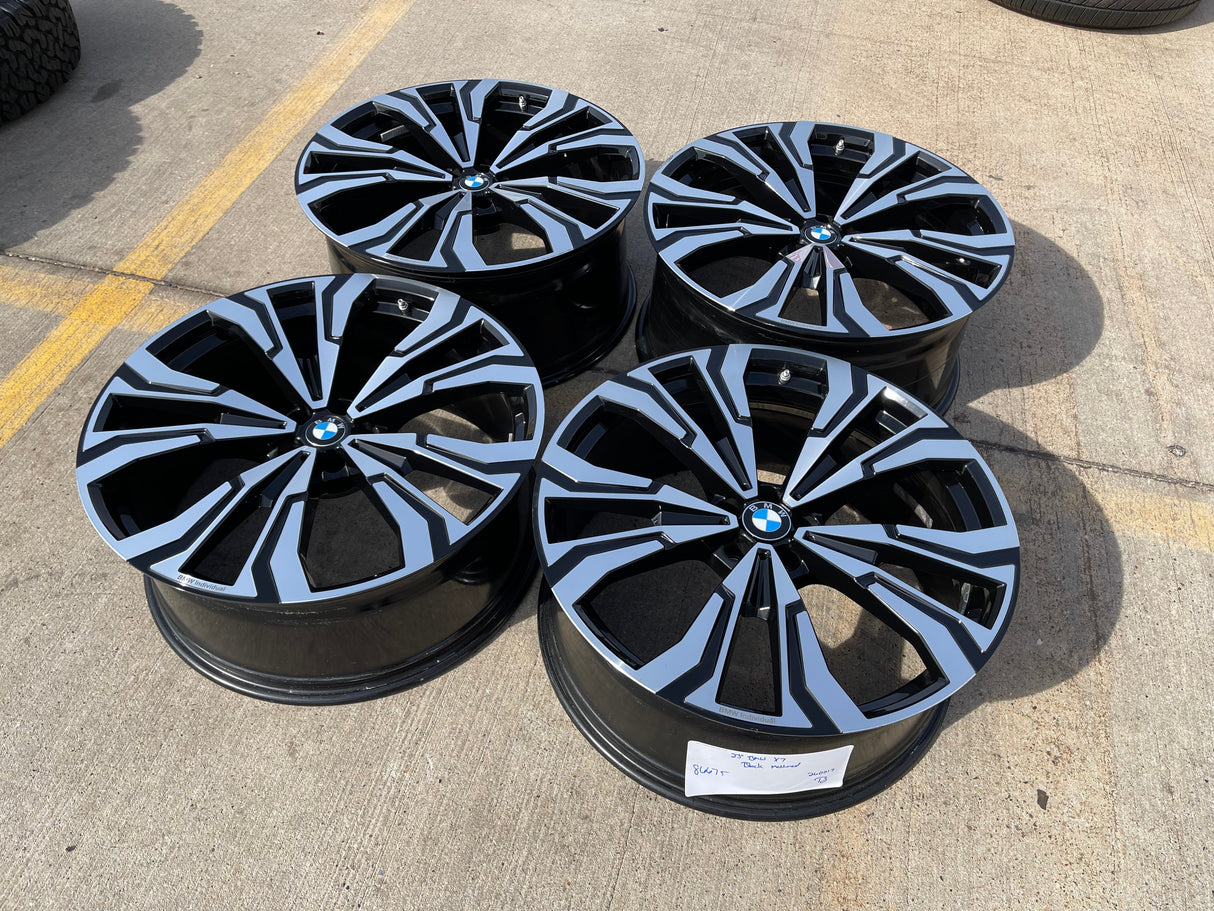 23" BMW X7M X5 X6 X7 OEM Series 86675 wheels rims 2022 2023 2024 2025 2026 Texas Truck Tire