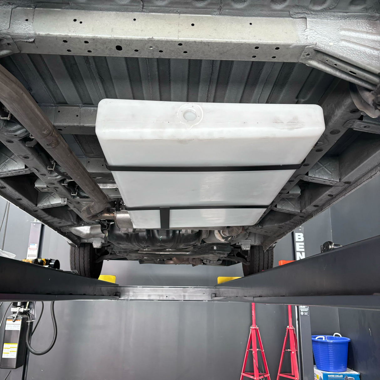 36 Gallon Undercarriage Fresh/Grey Water Tank Ford 2013-2026 Dodge / Ram Promaster 2500, 3500 159” And 159" EXT S&B