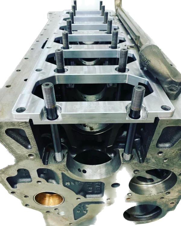 2003+ Cummins 5.9L/6.7L Apex 14mm Billet Steel Drop-In Girdle w/ ARP Studs (PN-ADG14)