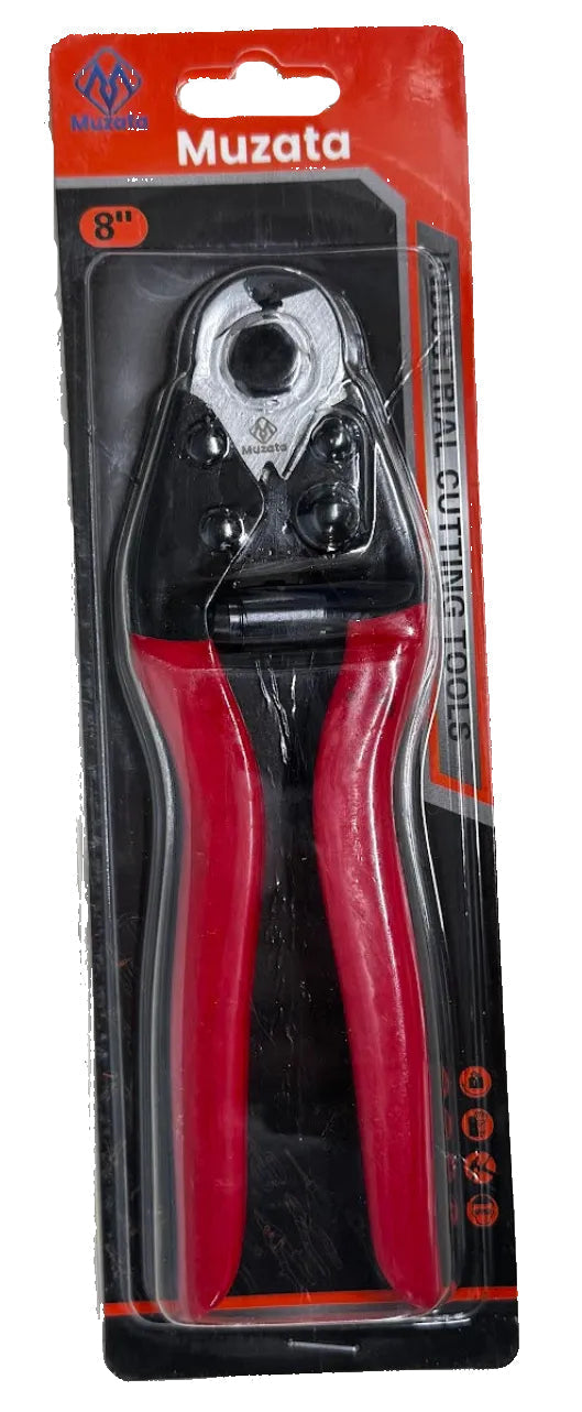 Muzata CR12 Heavy-Duty Cable Cutter for Stainless Steel Wire Rope (Up to 5/32″) Muzata