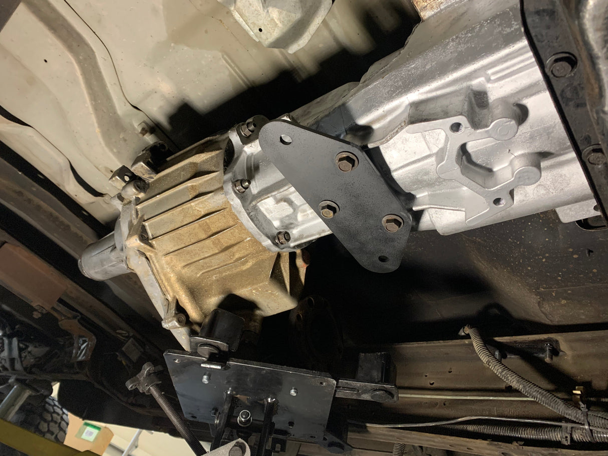 Carrick Customs Transmission Mount Bracket: 47RH to E4OD Carrick Customs
