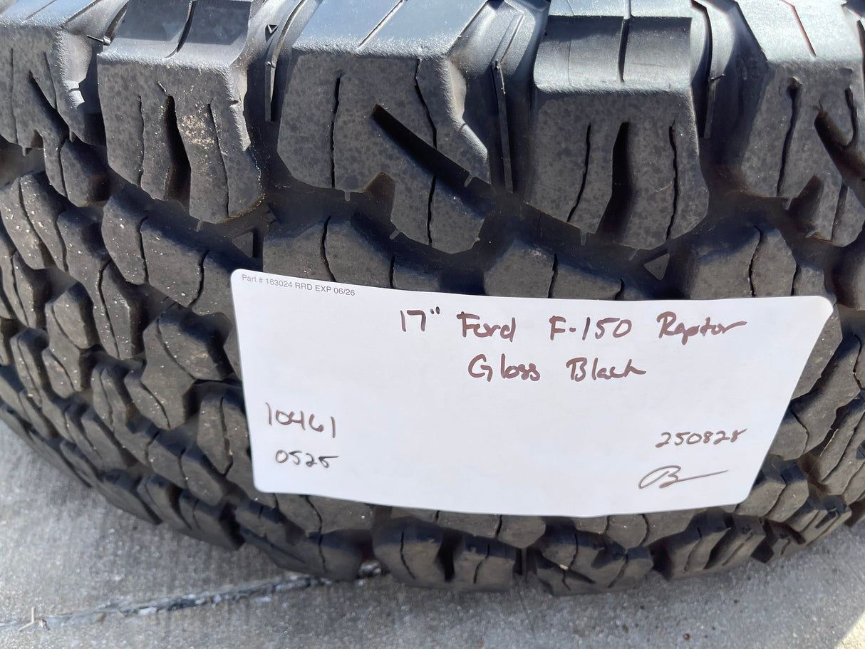 17" Ford F-150 Raptor Bronco OEM rims wheels 10461 tires 37" BFG Texas Truck Tire