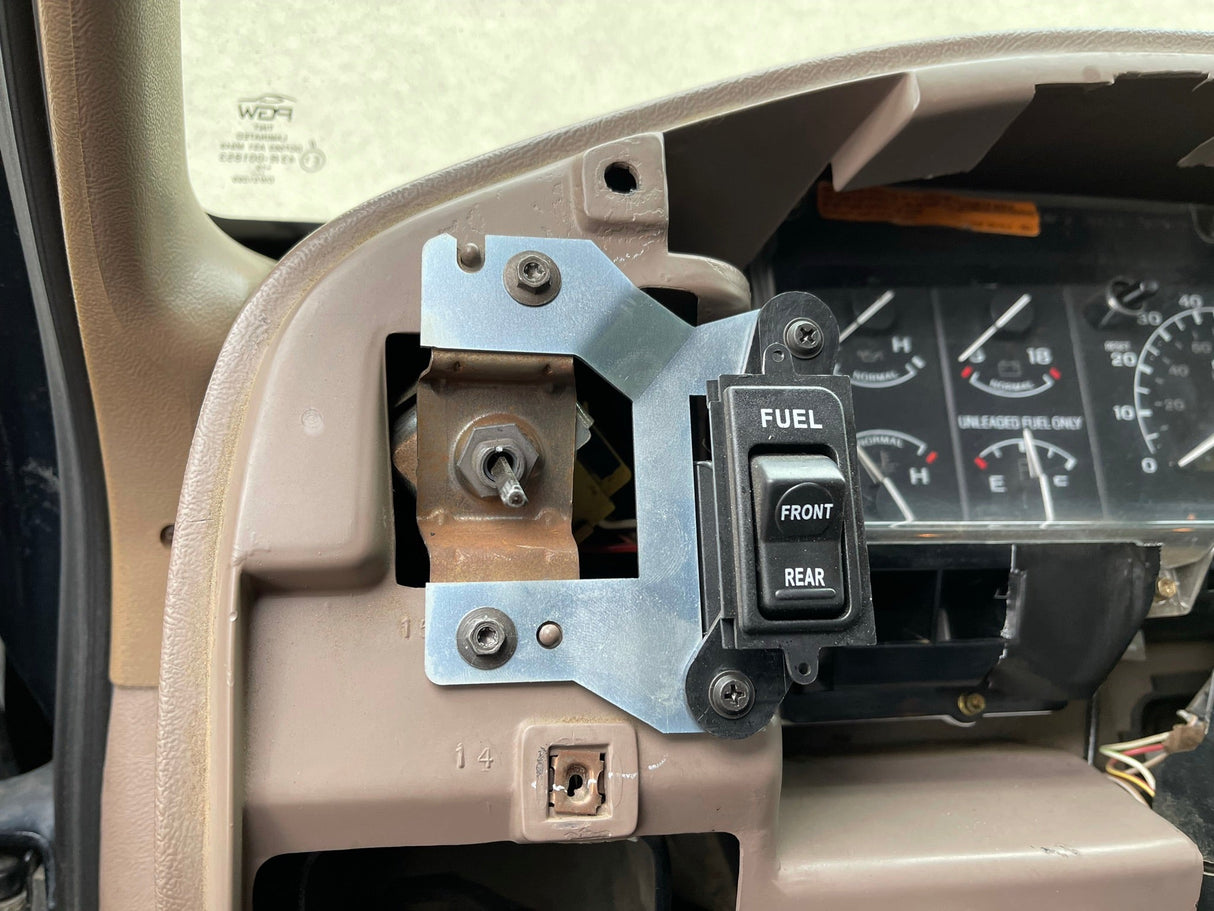 Dual Fuel Tank/Back Window Switch Repair Bracket Solo Motorsports