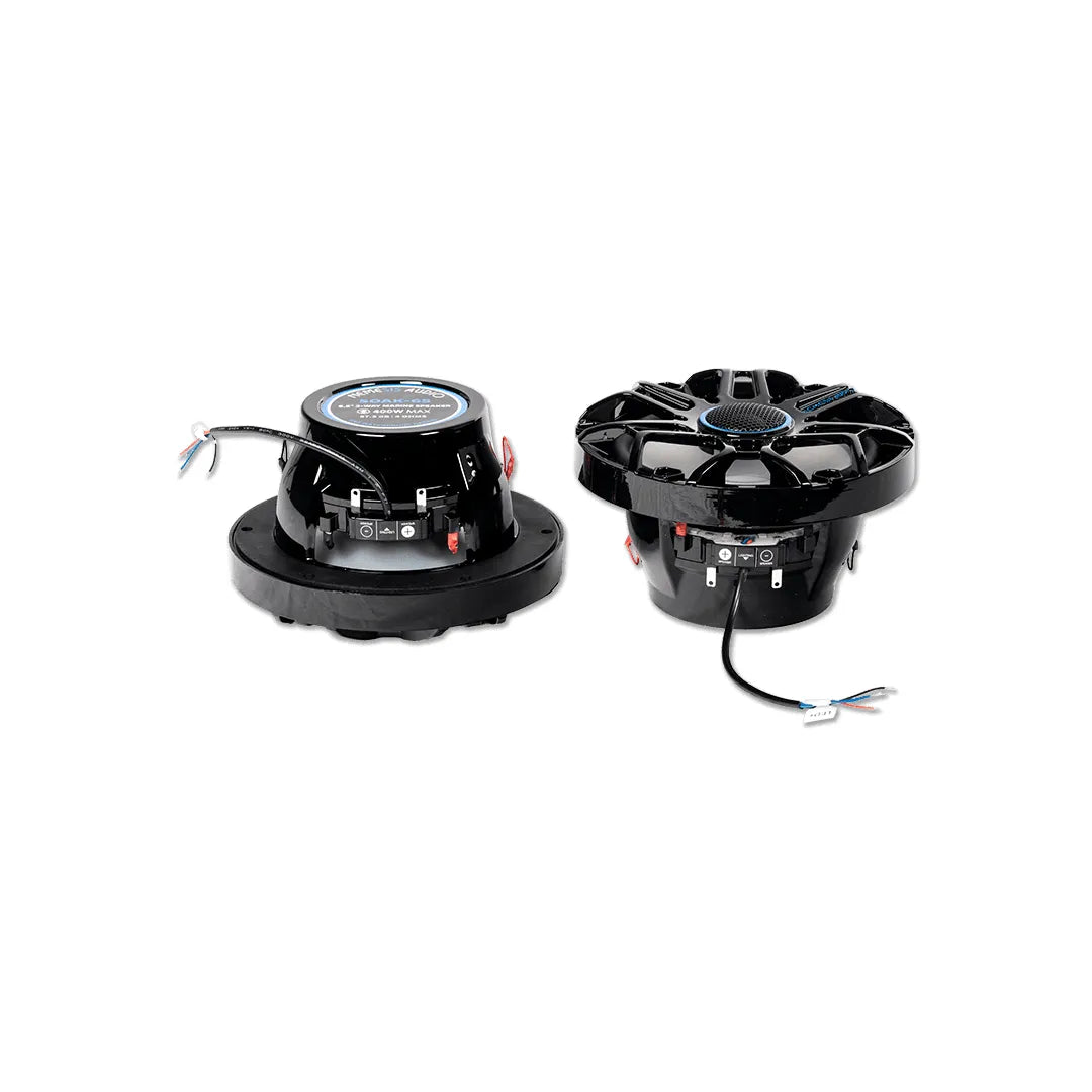 Nemesis Audio SOAK-65 6.5" Marine Speakers w/ RGB Lighting (Pair) Nemesis Audio