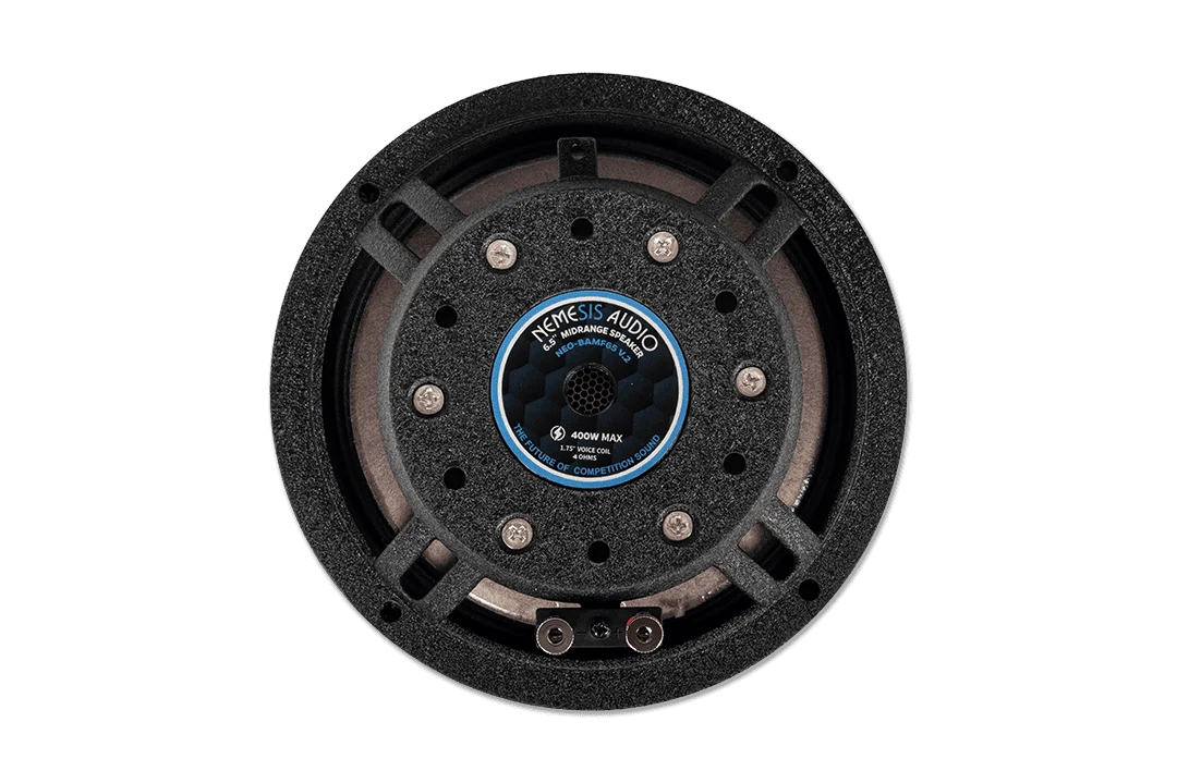 Nemesis Audio NEO-BAMF65 V.2 | 6.5" 200W RMS Midrange Speaker 4-Ohm (Single) Nemesis Audio