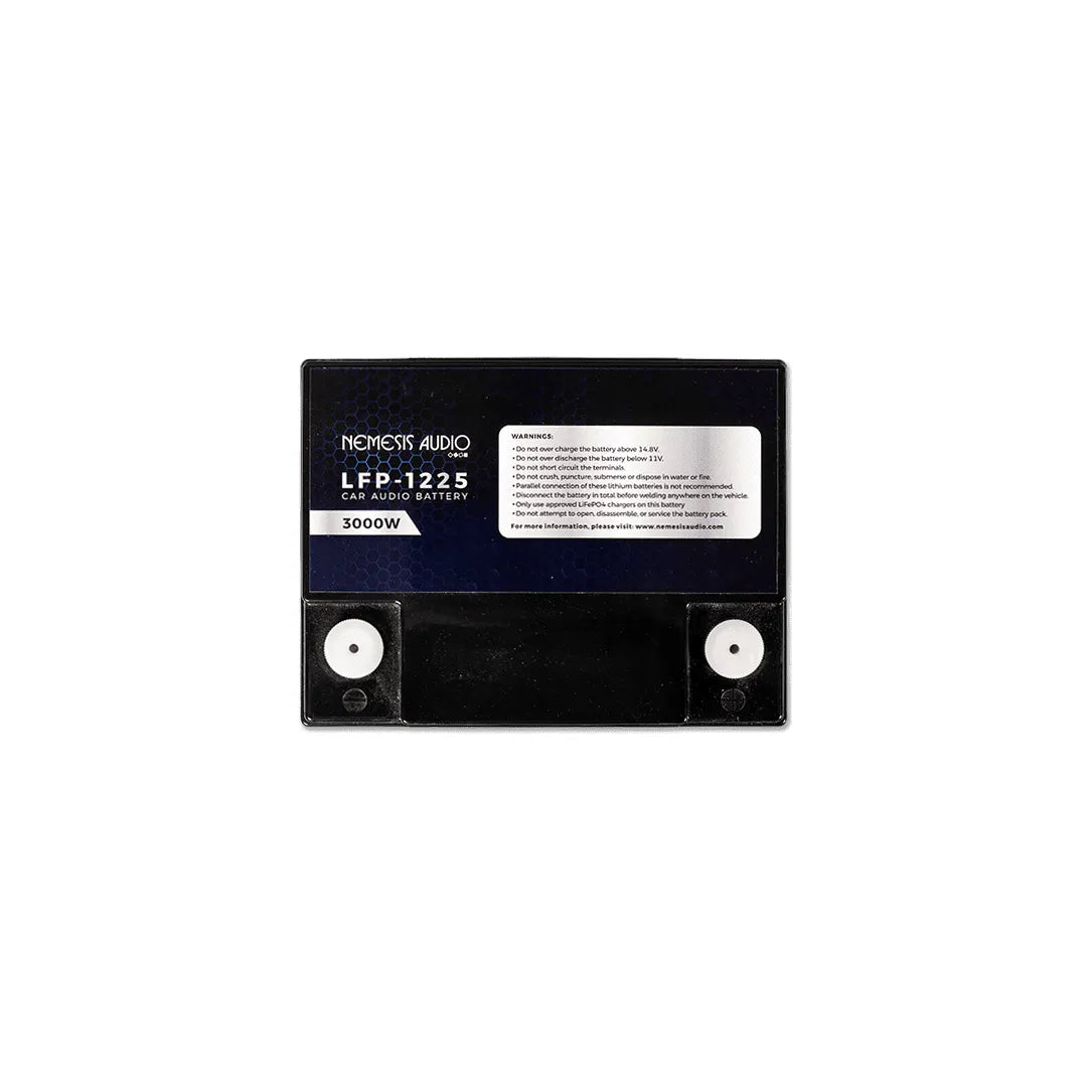 Nemesis Audio LFP-1225 3000W 12V 25Ah LiFePO4 Lithium Battery Nemesis Audio