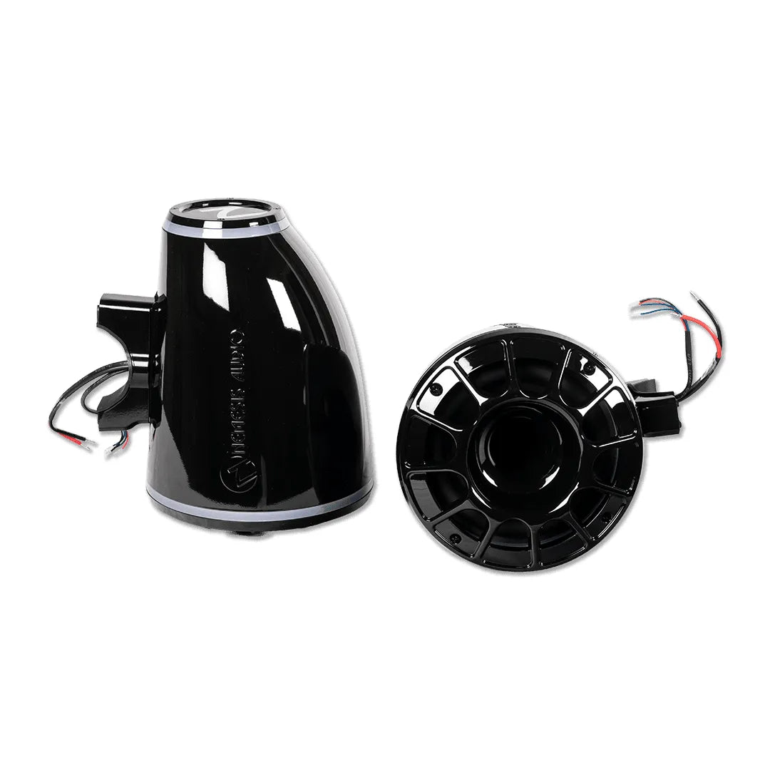 Nemesis Audio WAKE-6.5 6.5" Marine Tower Speakers 300W w/ RGB Lighting & Horn Loaded Drivers Nemesis Audio