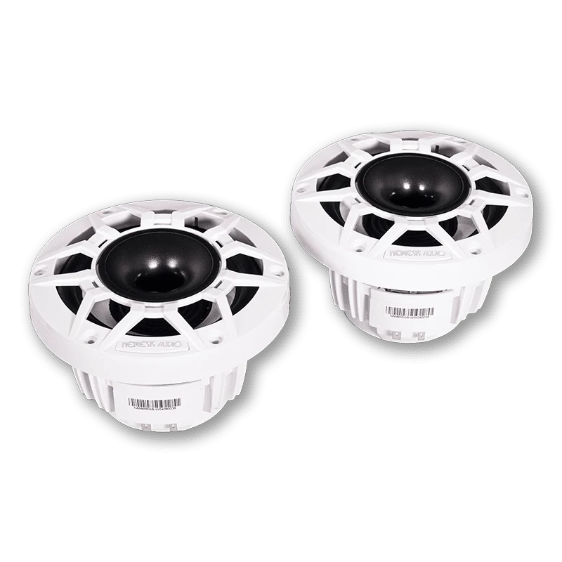 Nemesis Audio NA-M65RGB 6.5" 150W RMS 2-Way Marine Speakers w/ RGB LED (Pair) Nemesis Audio